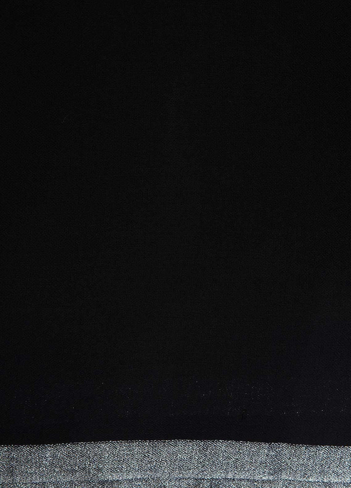 Sanaulla Exclusive Range  Pashmina  Shawls MAMA-41 Black-2 - Pashmina Shawls