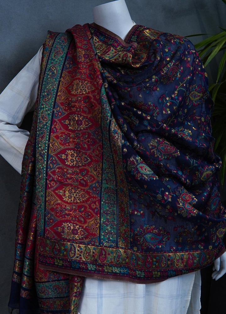 Sanaulla Exclusive Range  Pashmina  Shawls MAMA-11 Multi-13 - Pashmina Shawls