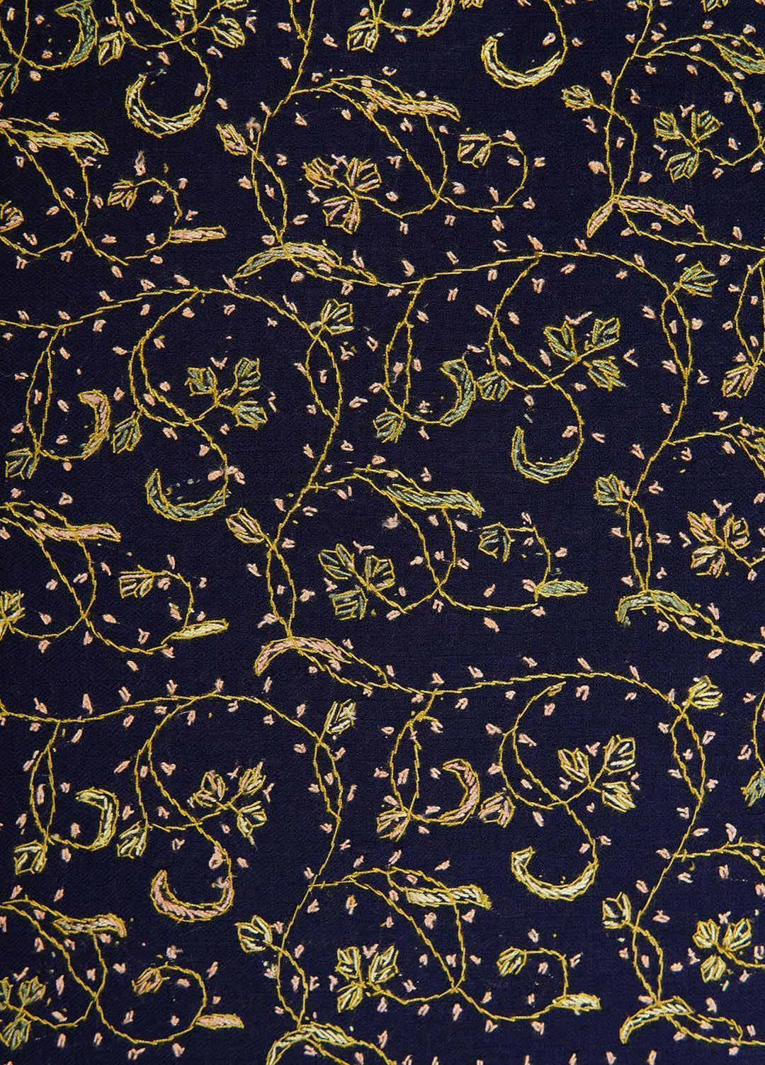 Sanaulla Exclusive Range  Pashmina  Shawls MAMA-47 Blue-1 - Pashmina Shawls