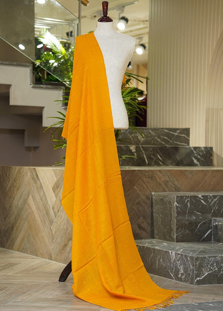 Sanaulla Exclusive Range  Pashmina  Shawls 169236-Yellow - Pashmina Shawls
