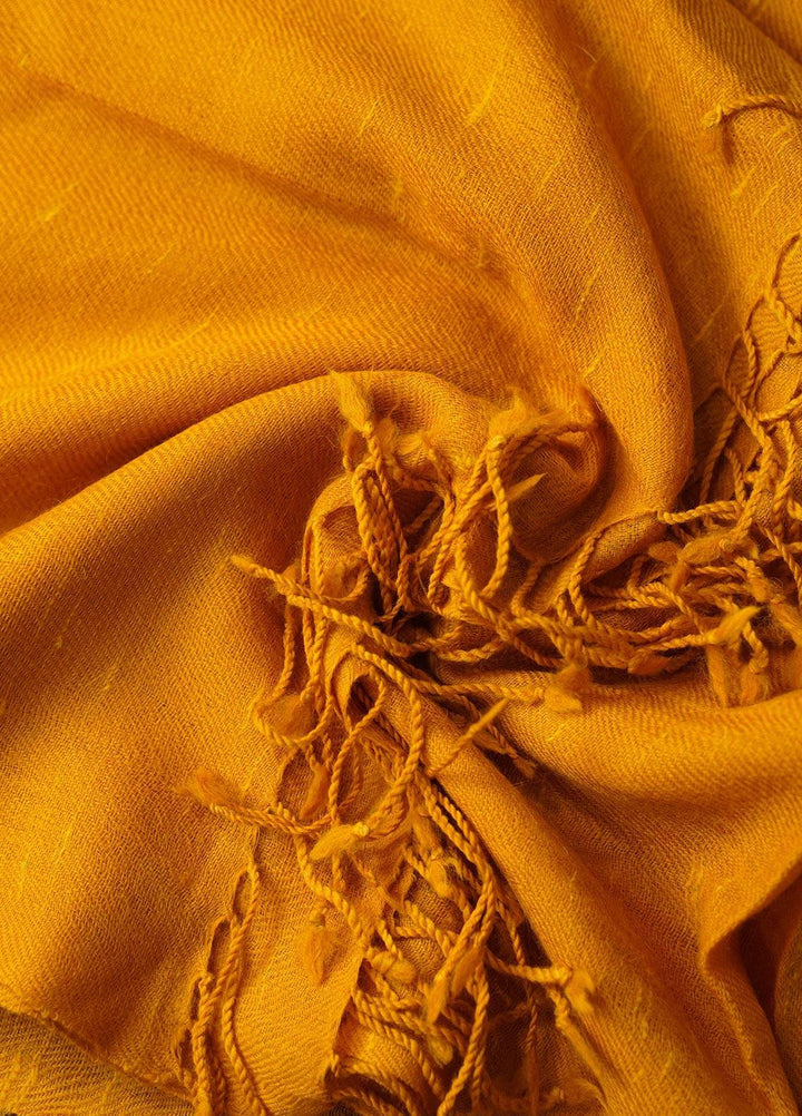 Sanaulla Exclusive Range  Pashmina  Shawls 169236-Yellow - Pashmina Shawls