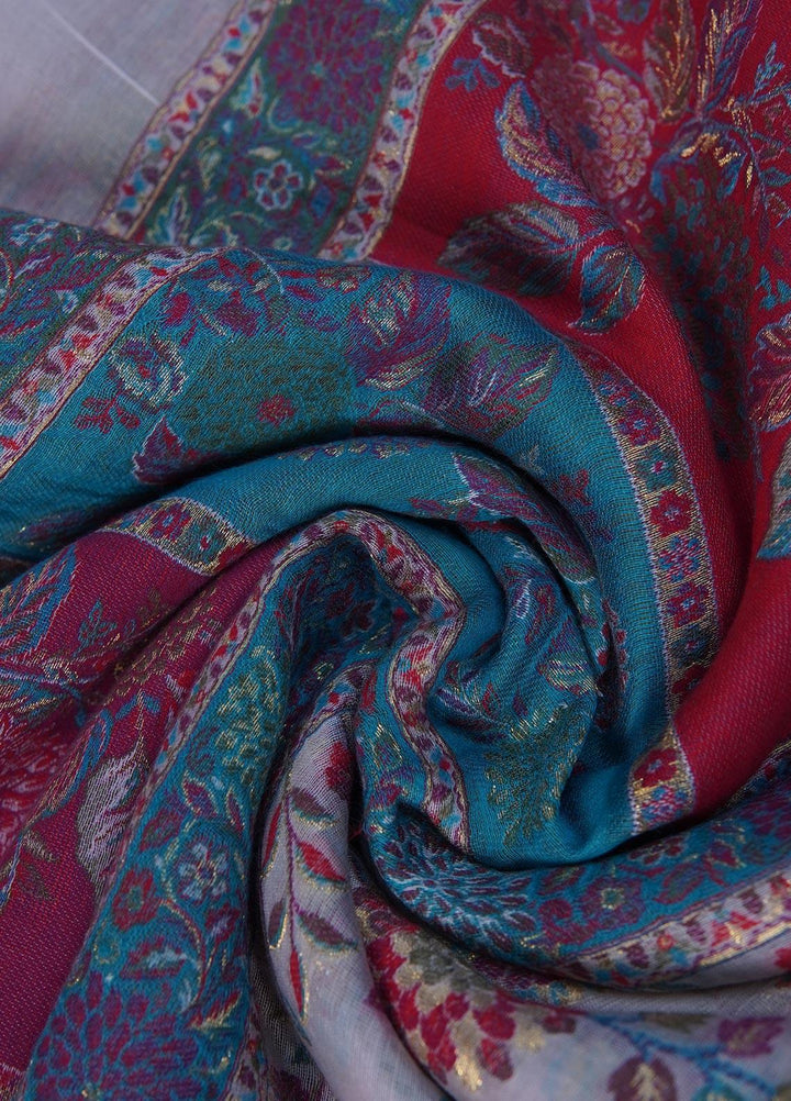 Sanaulla Exclusive Range  Pashmina  Shawls MAMA-11 Multi-14 - Pashmina Shawls