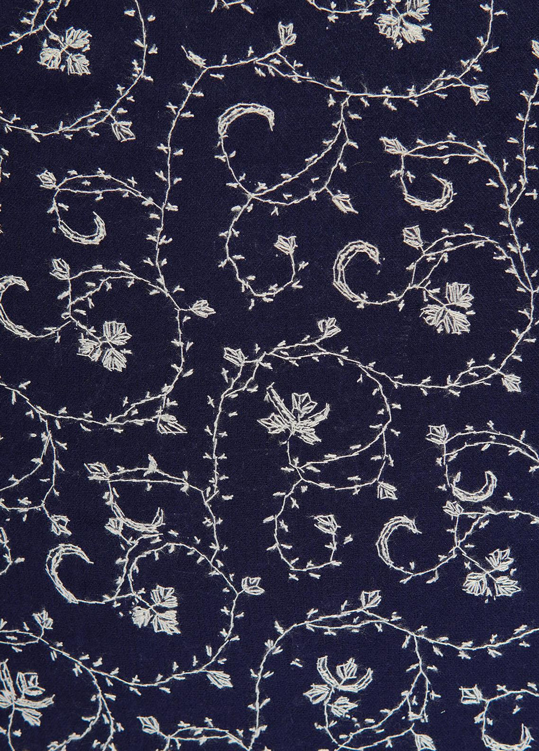 Sanaulla Exclusive Range  Pashmina  Shawls MAMA-47 Blue-2 - Pashmina Shawls