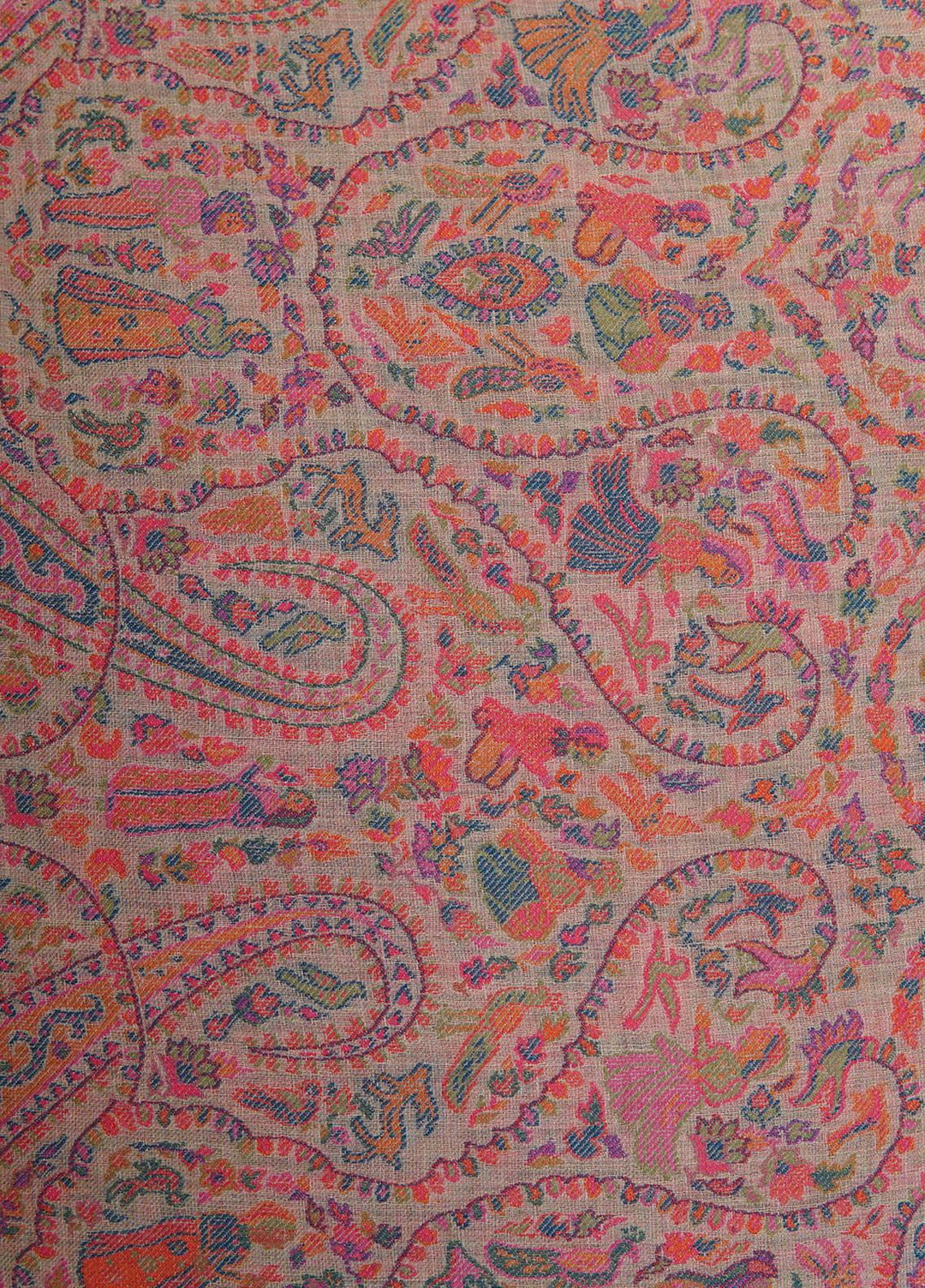 Sanaulla Exclusive Range  Pashmina  Shawls MAMA-08 Multi-1      - Pashmina Shawls