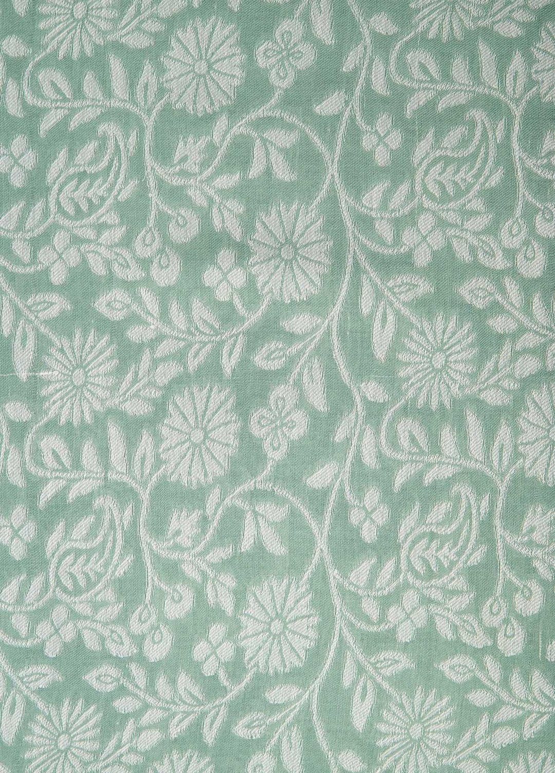 Sanaulla Exclusive Range  Pashmina  Shawls MAMA-48 Green - Pashmina Shawls