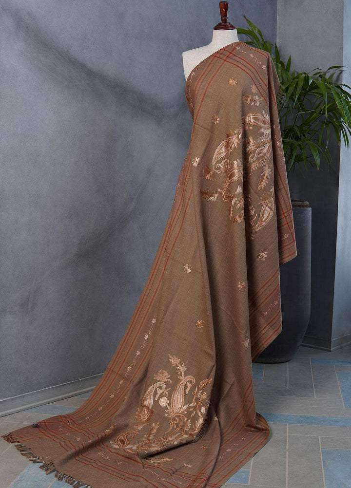 Sanaulla Exclusive Range  Pashmina  Shawls SU22PS-1 M-Shawls Ladies Shawl - Pashmina Shawls