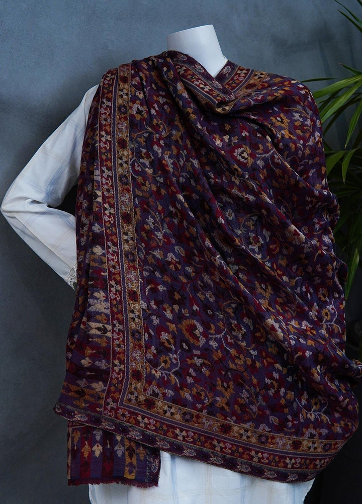 Sanaulla Exclusive Range  Pashmina  Shawls MAMA-10 Multi-1 - Pashmina Shawls