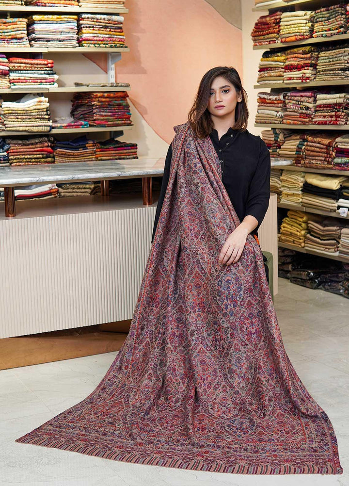 Sanaulla Exclusive Range  Pashmina  Shawls MAMA-32 Multi-1 - Pashmina Shawls
