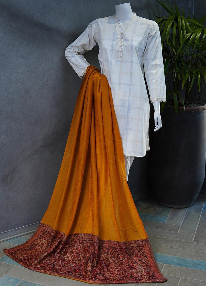 Sanaulla Exclusive Range  Pashmina  Shawls MAMA-34 Multi-3 - Pashmina Shawls