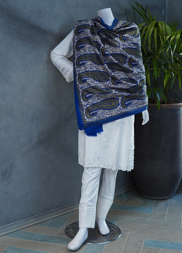 Sanaulla Exclusive Range  Pashmina  Shawls MAMA-38 Royal - Pashmina Shawls