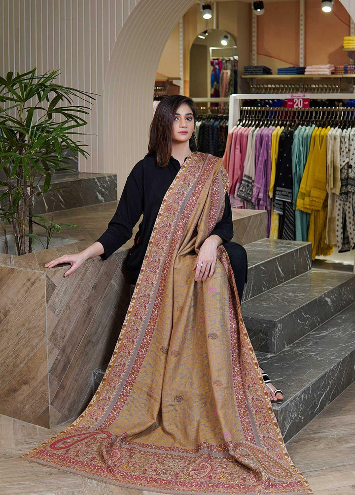 Sanaulla Exclusive Range  Pashmina  Shawls MAMA-33 Multi-2 - Pashmina Shawls