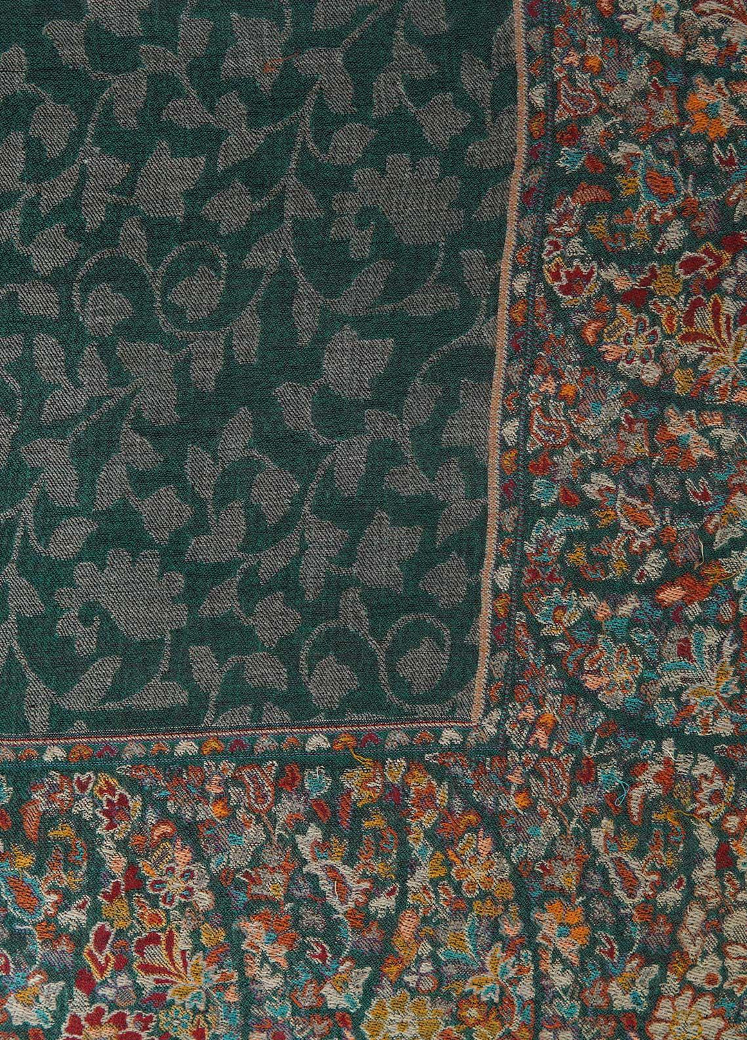 Sanaulla Exclusive Range  Pashmina  Shawls MAMA-33 Multi-3 - Pashmina Shawls