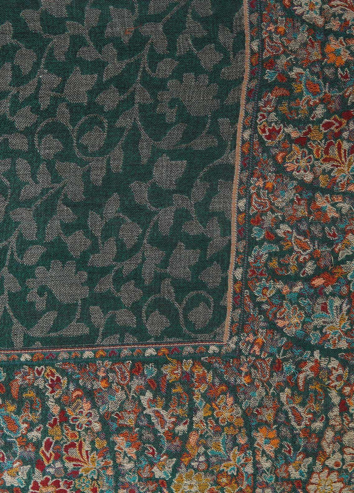 Sanaulla Exclusive Range  Pashmina  Shawls MAMA-33 Multi-3 - Pashmina Shawls
