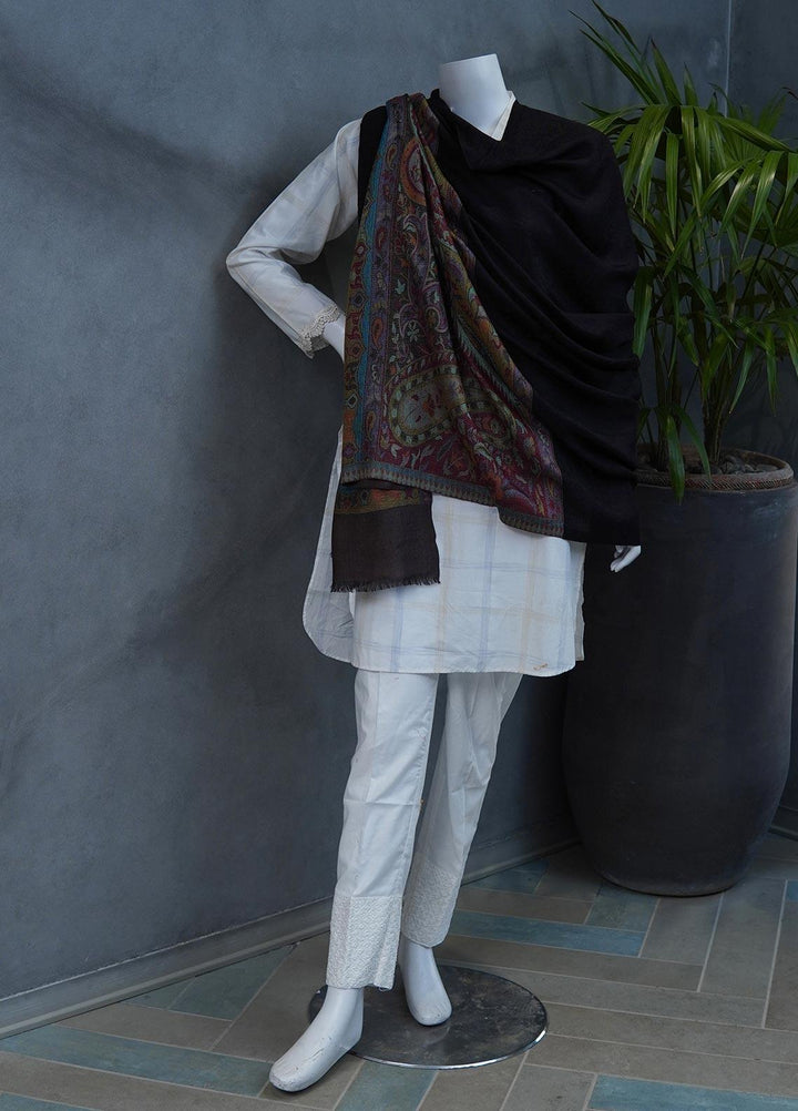 Sanaulla Exclusive Range  Pashmina  Shawls MAMA-34 Multi-10 - Pashmina Shawls