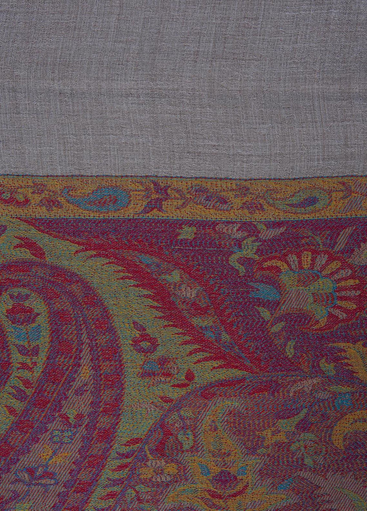 Sanaulla Exclusive Range  Pashmina  Shawls MAMA-34 Multi-11 - Pashmina Shawls