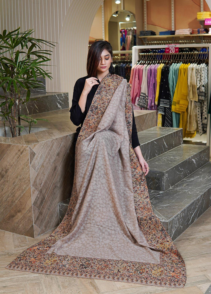 Sanaulla Exclusive Range  Pashmina  Shawls MAMA-33 Multi-5 - Pashmina Shawls