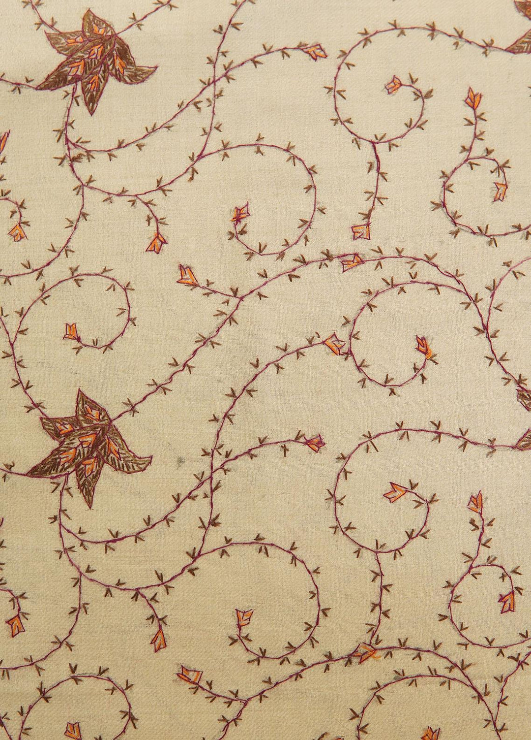 Sanaulla Exclusive Range  Pashmina  Shawls MAMA-17 Fawn-2 - Pashmina Shawls