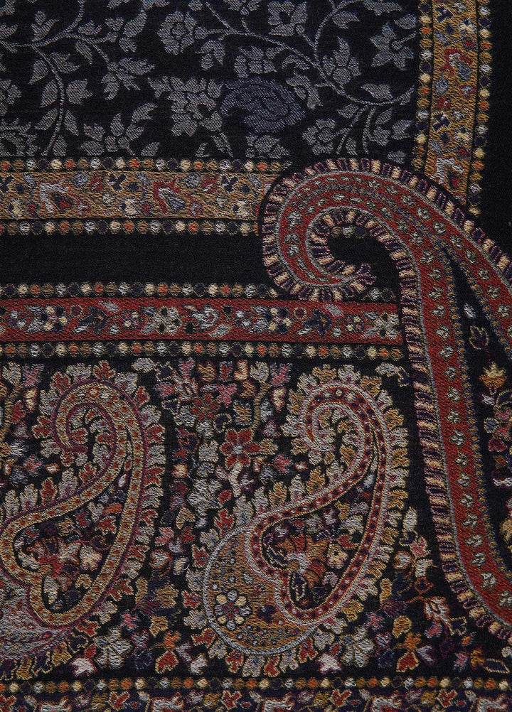 Sanaulla Exclusive Range  Pashmina  Shawls MAMA-33 Multi-6 - Pashmina Shawls