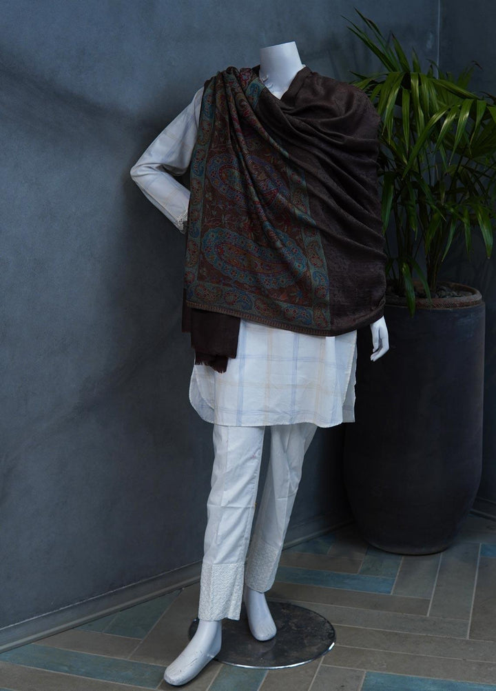 Sanaulla Exclusive Range  Pashmina  Shawls MAMA-34 Multi-13 - Pashmina Shawls