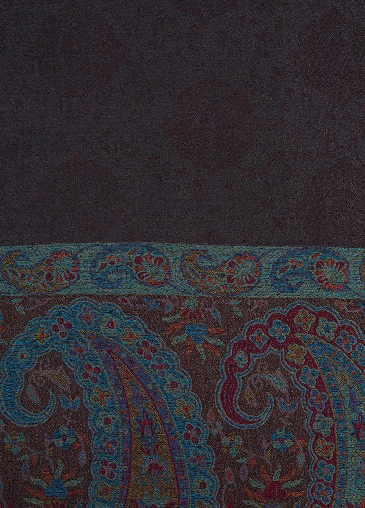 Sanaulla Exclusive Range  Pashmina  Shawls MAMA-34 Multi-13 - Pashmina Shawls