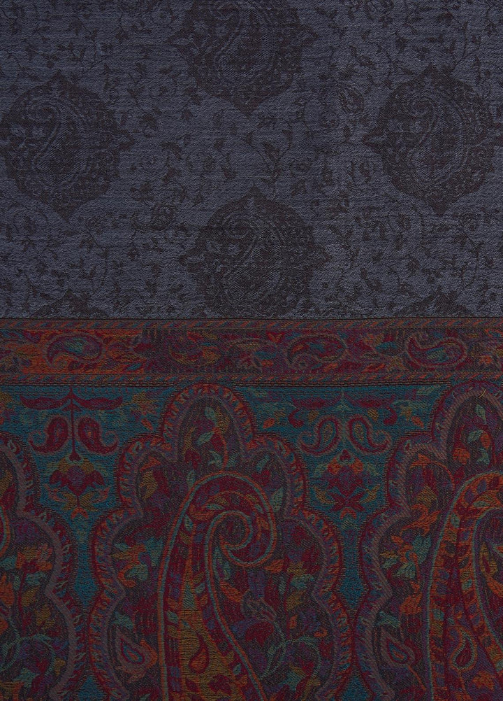 Sanaulla Exclusive Range  Pashmina  Shawls MAMA-34 Multi-15 - Pashmina Shawls