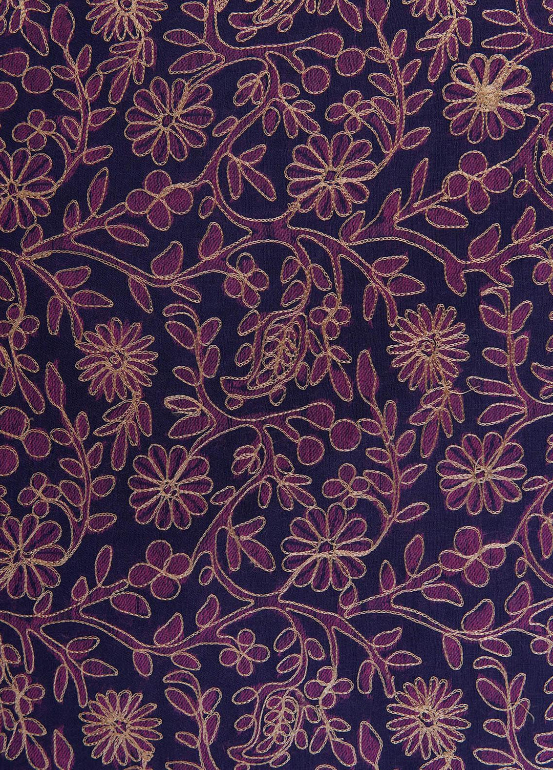 Sanaulla Exclusive Range  Pashmina  Shawls MAMA-06 Purple      - Pashmina Shawls