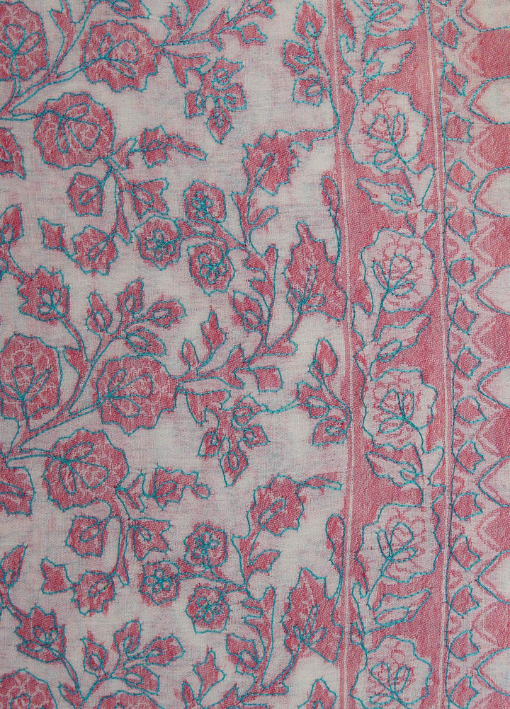 Sanaulla Exclusive Range  Pashmina  Shawls MAMA-06 Pink-2      - Pashmina Shawls