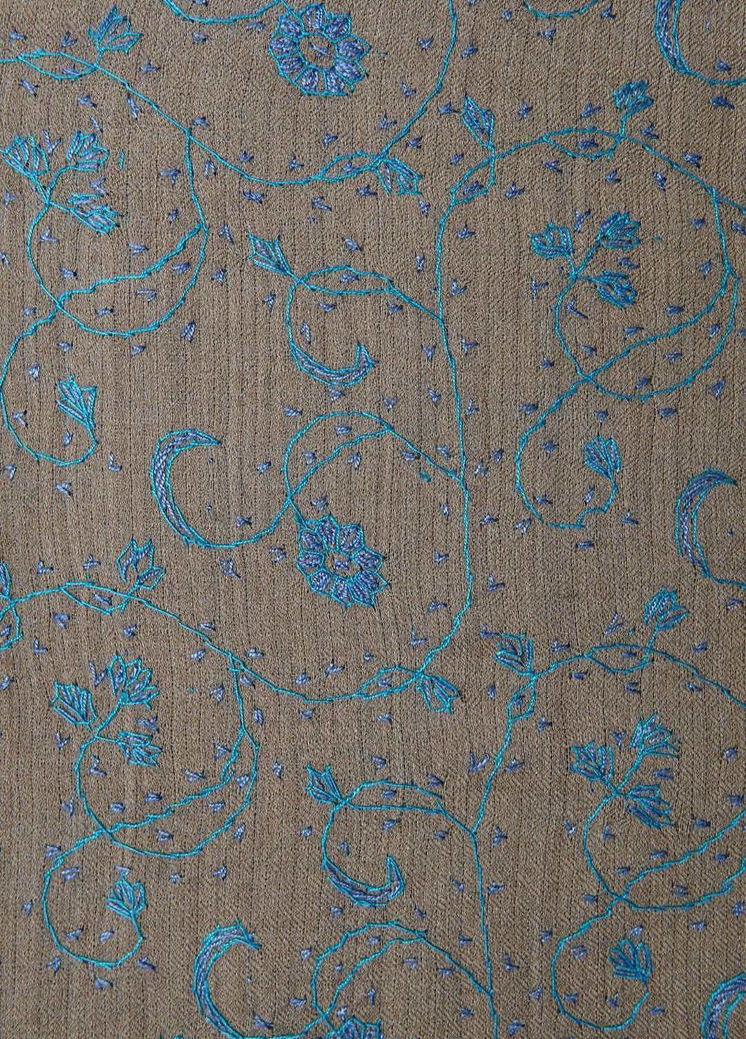 Sanaulla Exclusive Range  Pashmina  Shawls MAMA-47 Fawn-2      - Pashmina Shawls