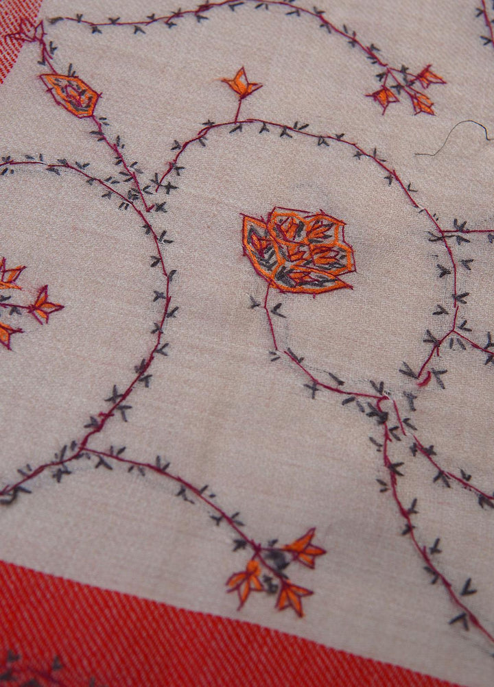 Sanaulla Exclusive Range  Pashmina  Shawls SU22PS-1 H.M AKRAM AKP-32 Fawn-2 - Pashmina Shawls