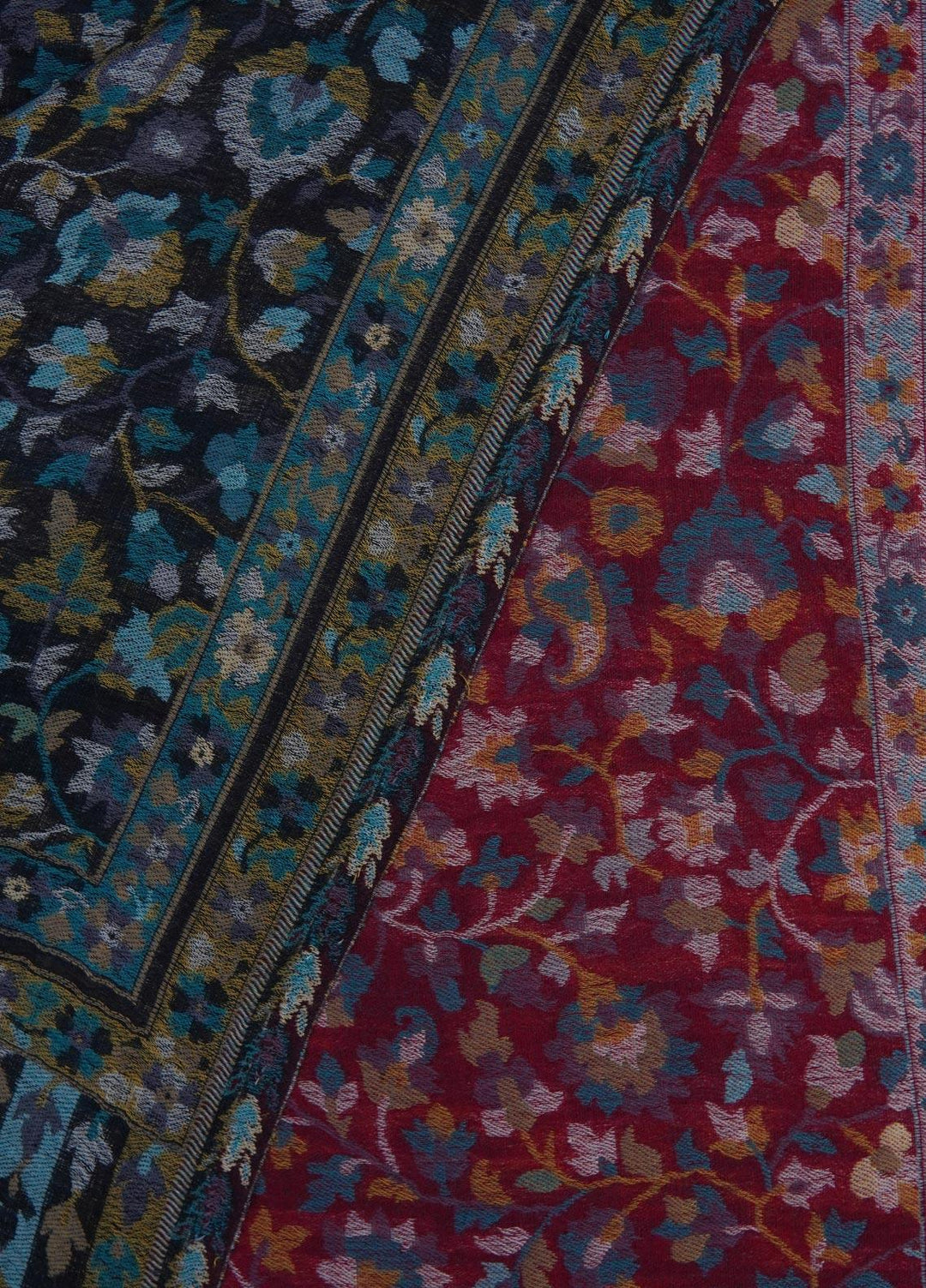 Sanaulla Exclusive Range  Pashmina  Shawls MAMA-10 Multi-6 - Pashmina Shawls