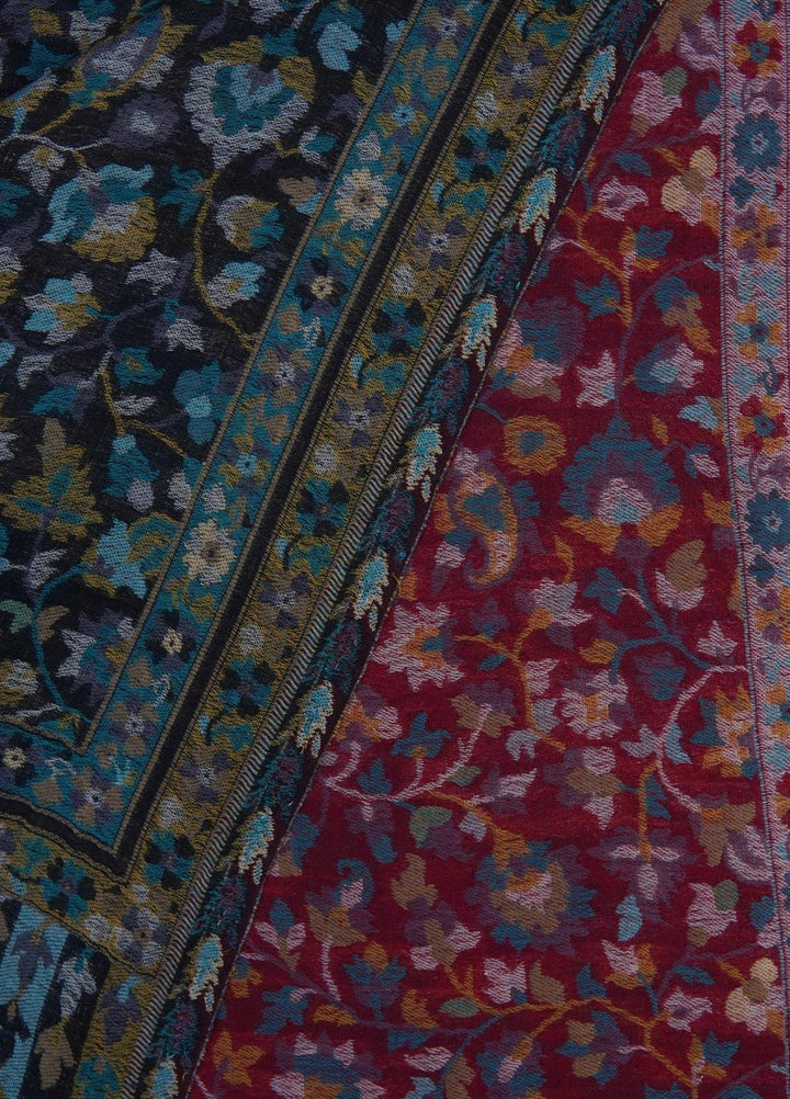 Sanaulla Exclusive Range  Pashmina  Shawls MAMA-10 Multi-6 - Pashmina Shawls