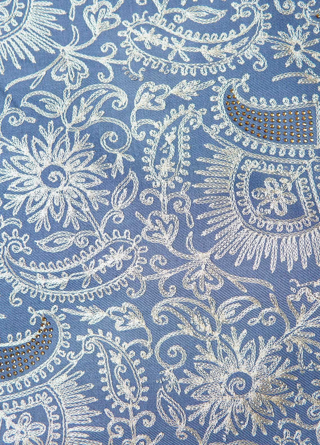 Sanaulla Exclusive Range  Pashmina  Shawls MAMA-39 Grey - Pashmina Shawls