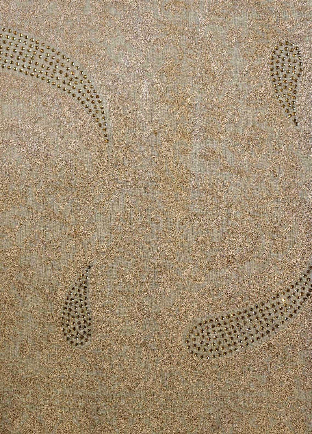 Sanaulla Exclusive Range  Pashmina  Shawls MAMA-39 Fawn-1 - Pashmina Shawls