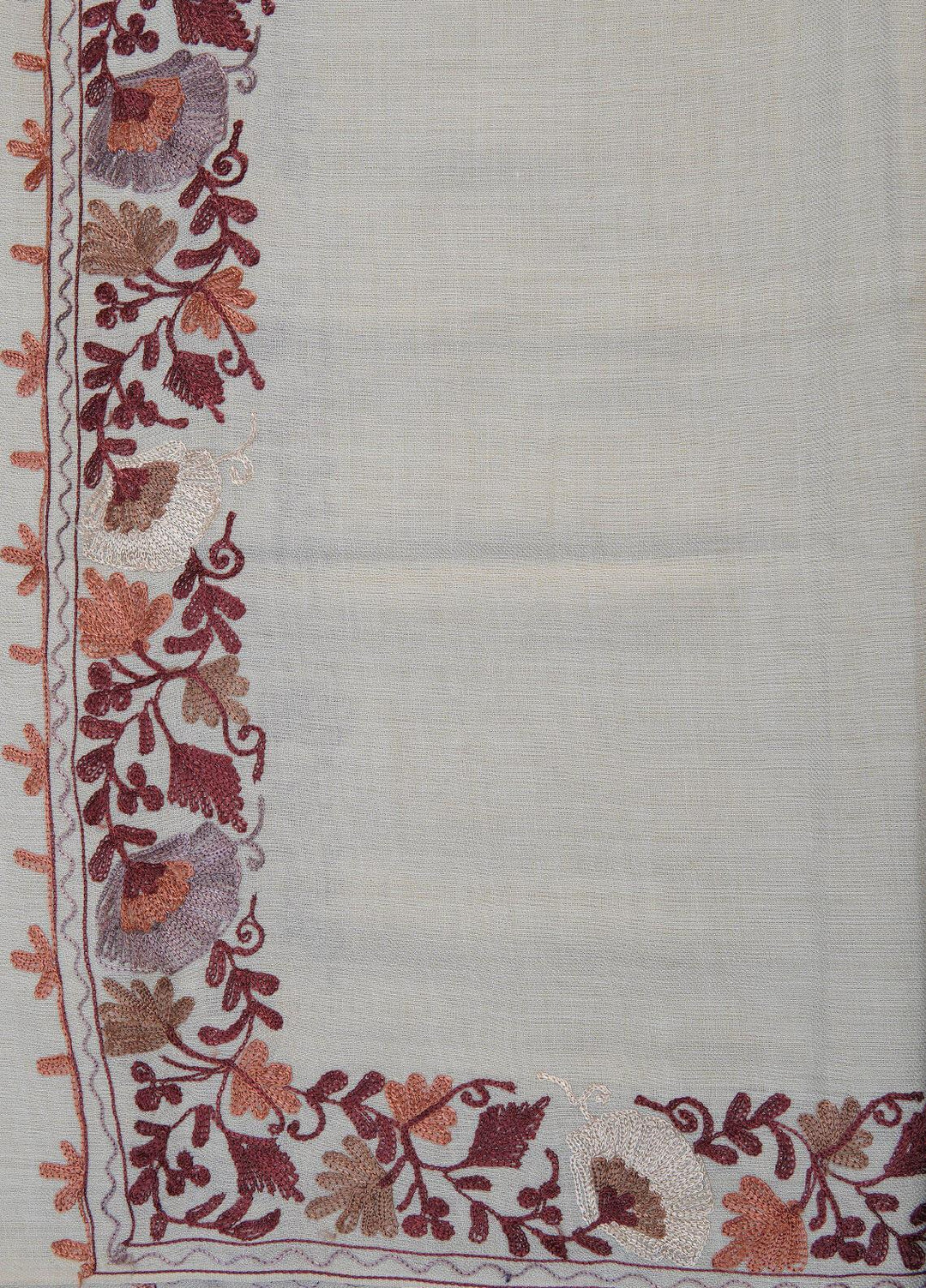 Sanaulla Exclusive Range  Pashmina  Shawls SU22PS-1 H.M AKRAM AKP-12 Beige-2 - Pashmina Shawls