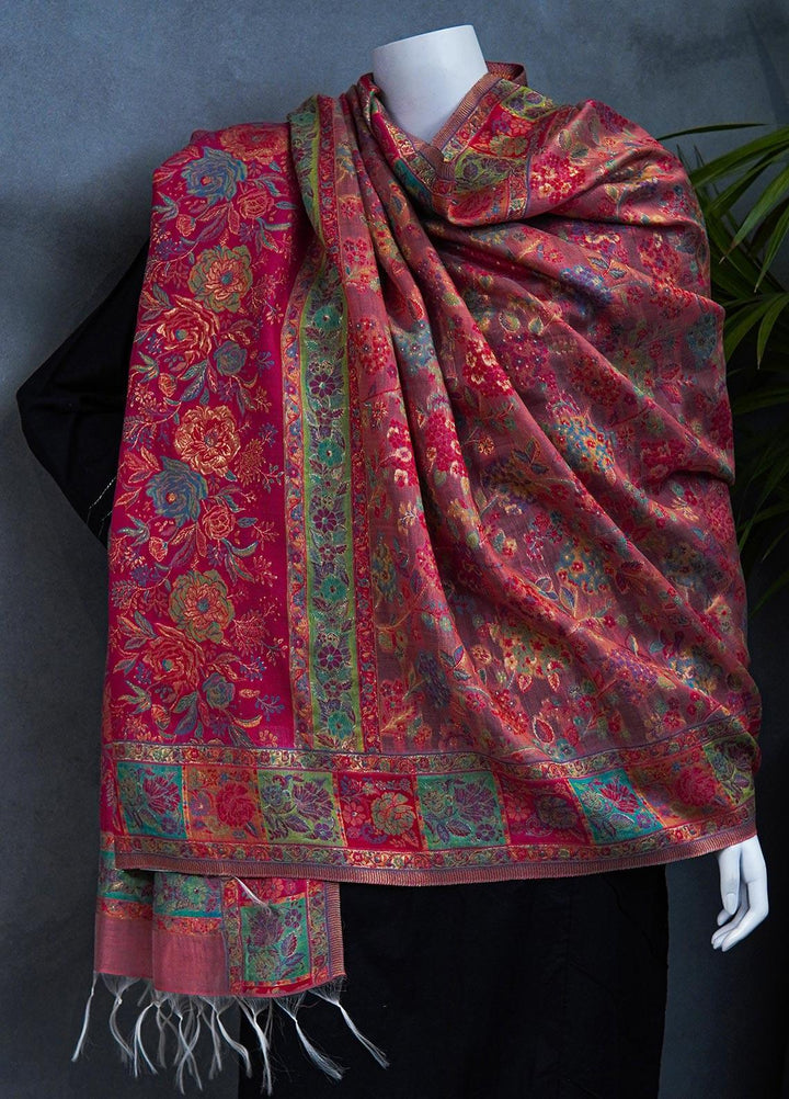 Sanaulla Exclusive Range  Pashmina  Shawls MAMA-11 Multi-6 - Pashmina Shawls