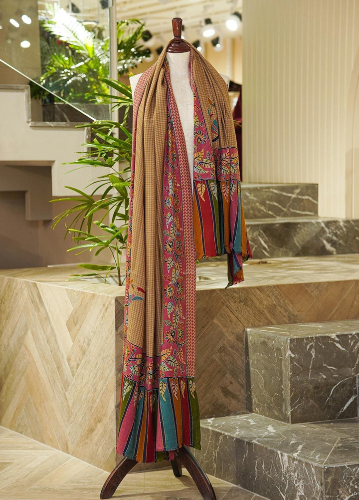 Sanaulla Exclusive Range  Pashmina  Shawls AKP-28 Multi-6 - Pashmina Shawls