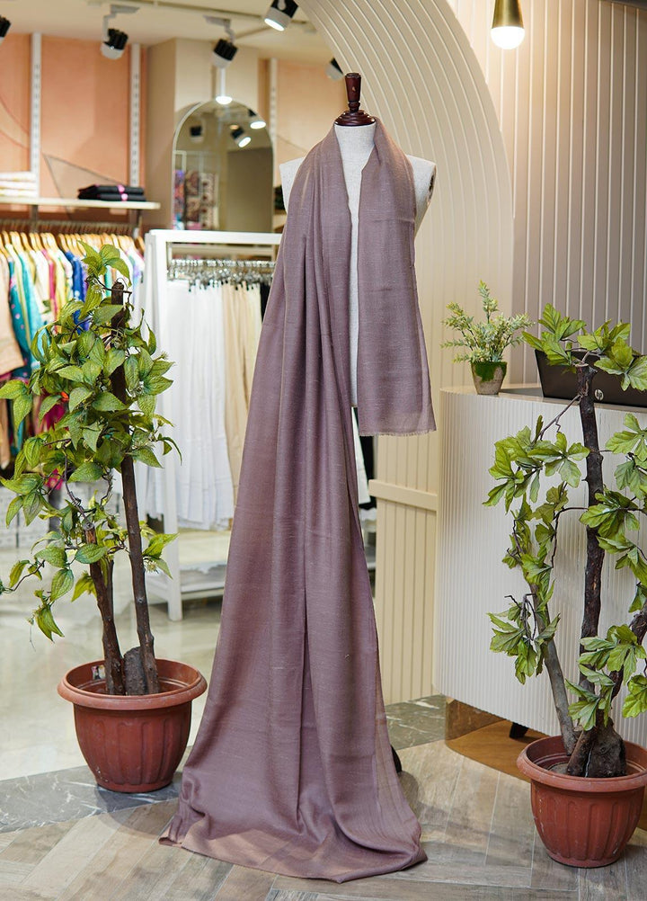 Sanaulla Exclusive Range  Pashmina  Shawls MIR-16 Brown - Pashmina Shawls