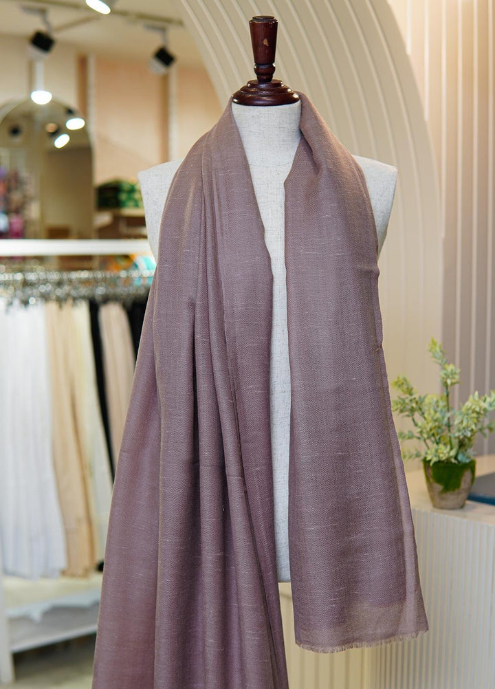 Sanaulla Exclusive Range  Pashmina  Shawls MIR-16 Brown - Pashmina Shawls