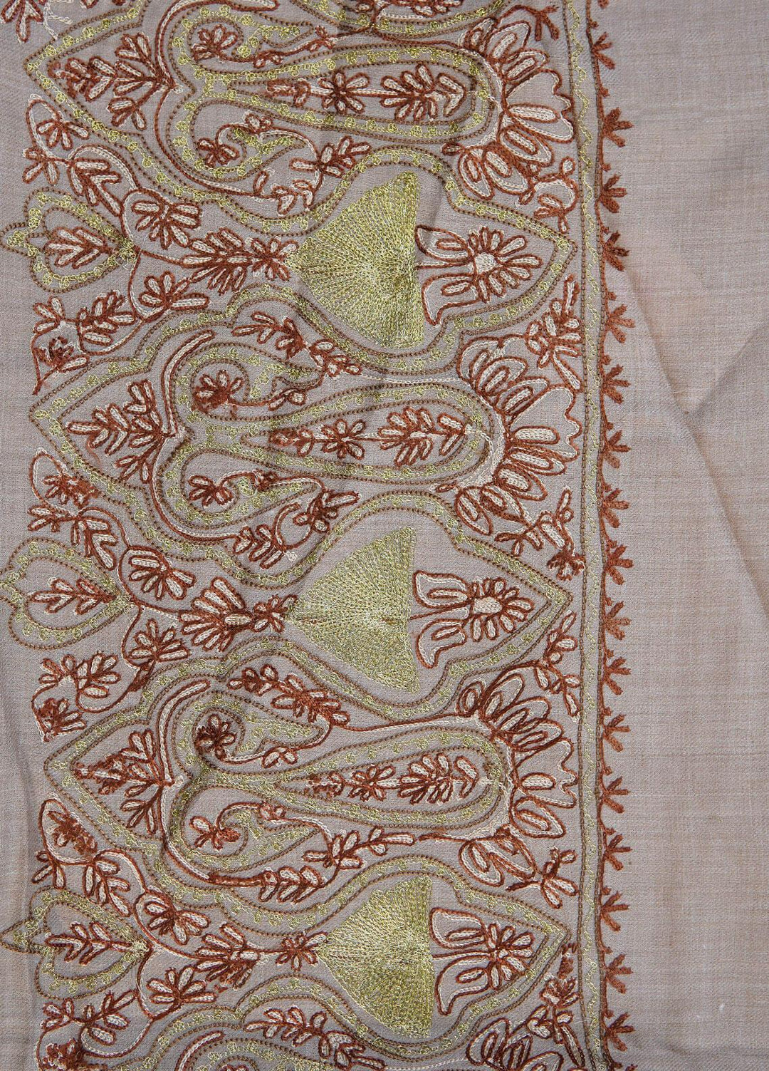 Sanaulla Exclusive Range  Pashmina  Shawls SU22PS-2 Mir-10 Pista-1 - Pashmina Shawls