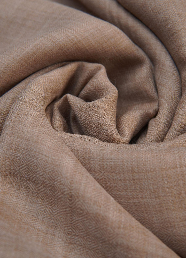 Sanaulla Exclusive Range  Pashmina  Shawls SU22PS-2 MIR-42 Fawn-1 - Pashmina Shawls