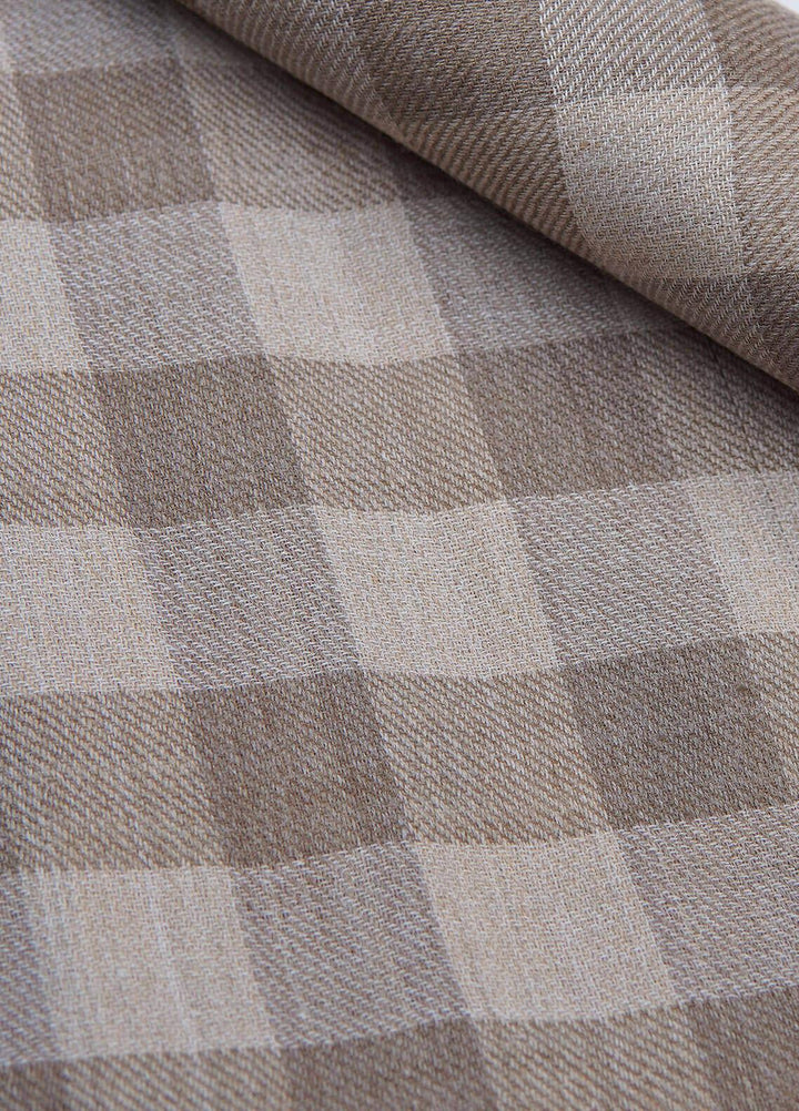 Sanaulla Exclusive Range  Pashmina  Shawls SU22PS-2 MIR-40 Brown-3 - Pashmina Shawls