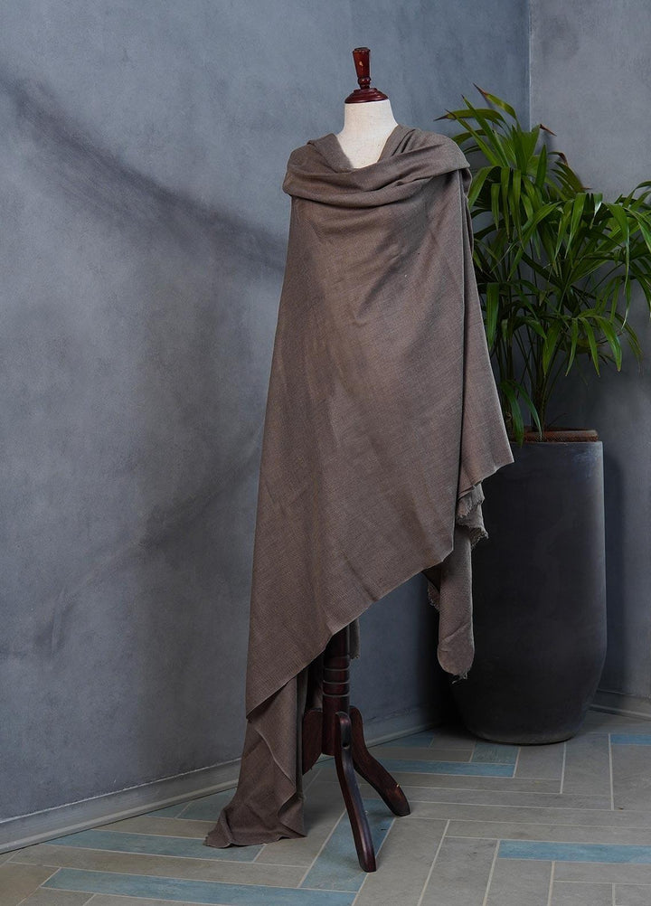 Sanaulla Exclusive Range  Pashmina  Shawls SU22PS-3 Mir-14 Grey - Pashmina Shawls