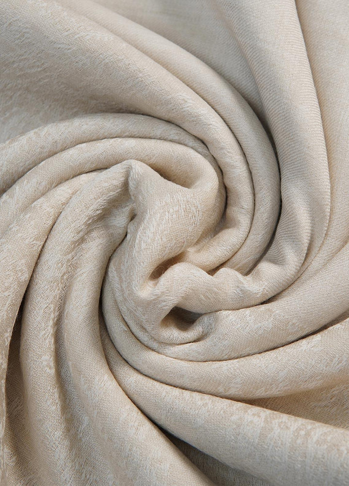 Sanaulla Exclusive Range  Pashmina  Shawls SU22PS-3 AKP-658-Cream - Pashmina Shawls