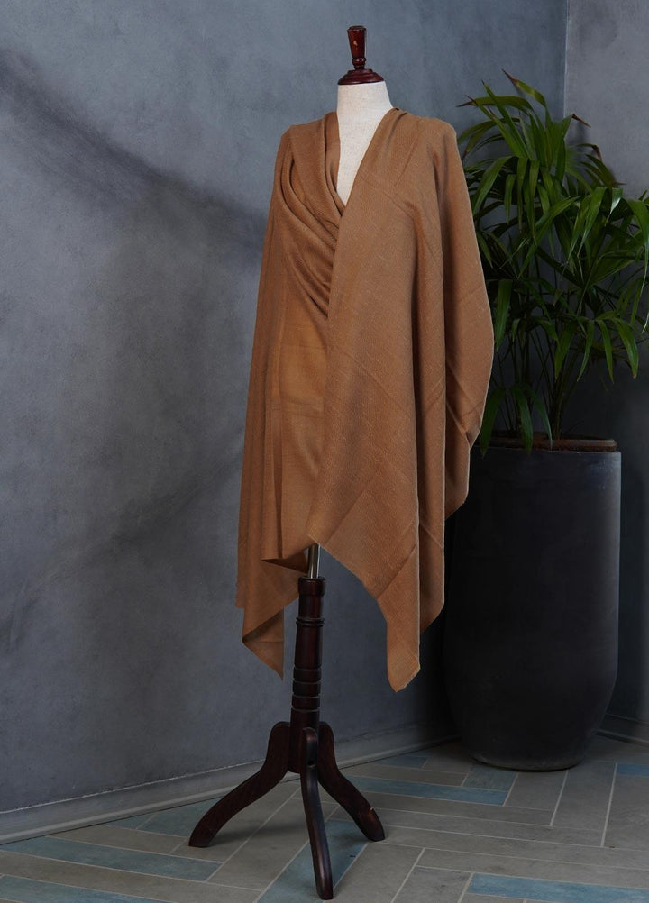 Sanaulla Exclusive Range  Pashmina  Shawls SU22PS-3 D-21 D/Brown - Pashmina Shawls