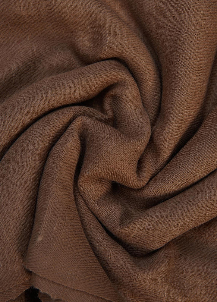 Sanaulla Exclusive Range  Pashmina  Shawls SU22PS-3 D-21 D/Brown - Pashmina Shawls