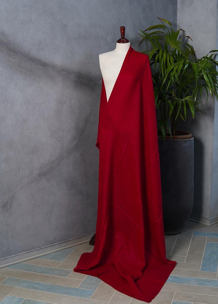 Sanaulla Exclusive Range  Pashmina  Shawls SU22PS-3 D-18 Maroon - Pashmina Shawls