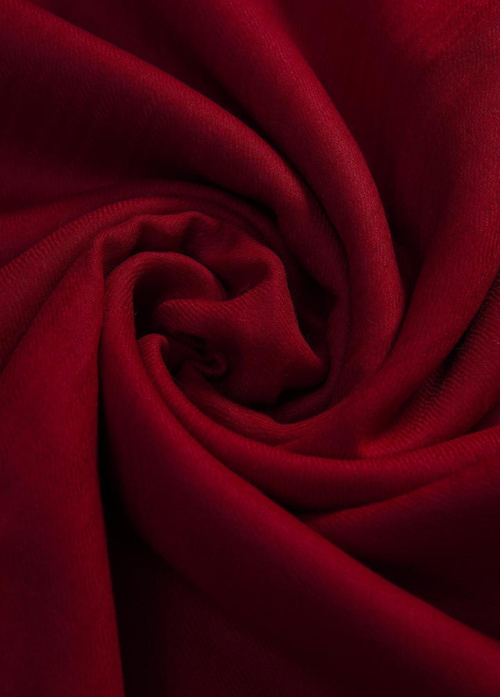 Sanaulla Exclusive Range  Pashmina  Shawls SU22PS-3 D-18 Maroon - Pashmina Shawls