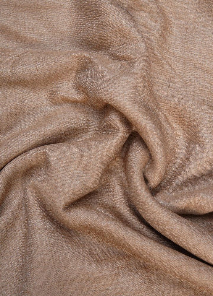 Sanaulla Exclusive Range  Pashmina  Shawls SU22PS-3 D-16 L/Brown - Pashmina Shawls