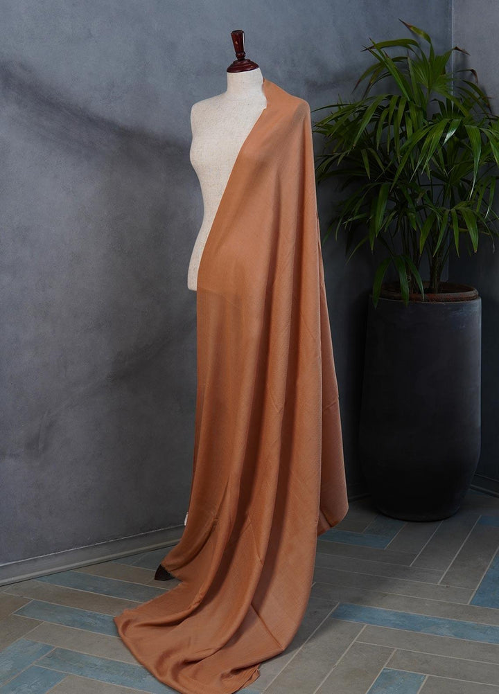 Sanaulla Exclusive Range  Pashmina  Shawls SU22PS-3 D-07 Brown - Pashmina Shawls