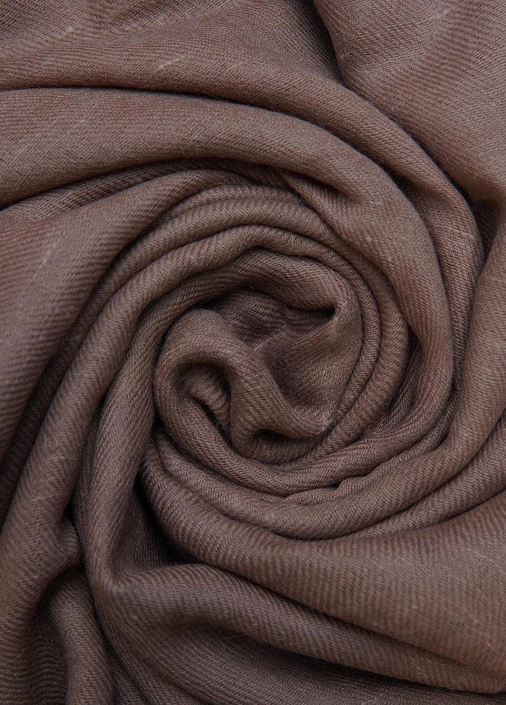 Sanaulla Exclusive Range  Pashmina  Shawls SU22PS-3 D-153 Brown - Pashmina Shawls